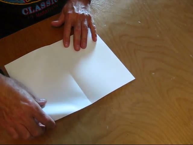 The sheet opened flat with a crease down the middle